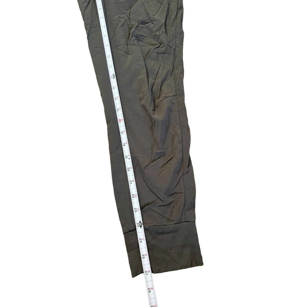Athleta Gray Active Pants Joggers Size 0‎ Nylon Spandex Zip Pockets Woman's | f2 - Picture 4 of 9